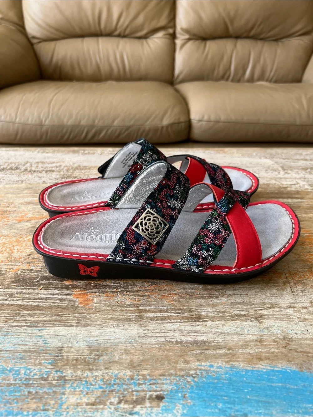 Alegria Victoriah Sandals Size 39/8-8 1/2